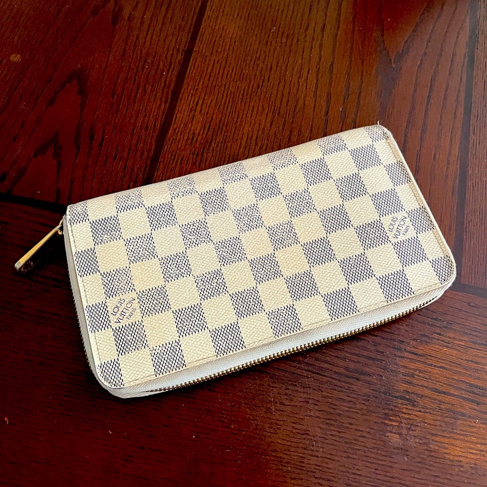 Louis Vuitton Damier Azure Zippy Organizer Long Wallet